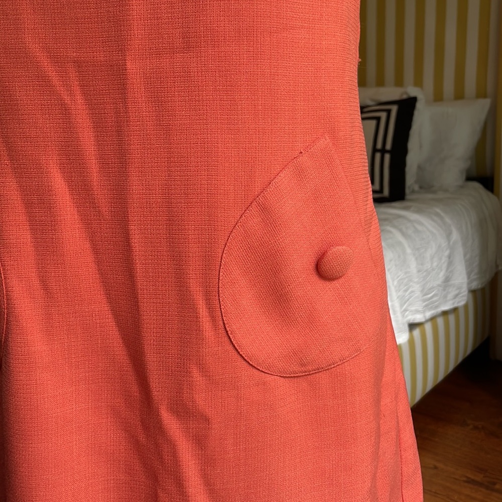 Karins Steven Vintage Salmon Dress - Picture 3 of 6